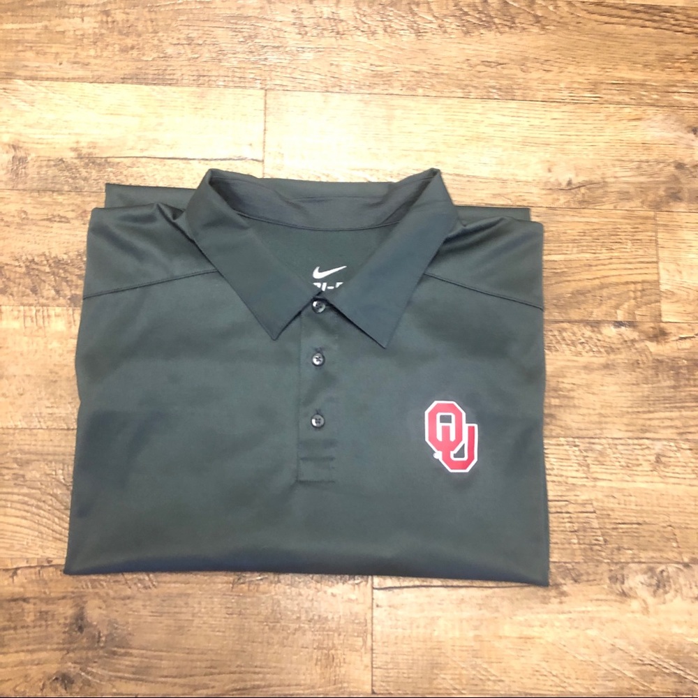 OU Sooners Nike Dri-fit official sideline football polo xxl